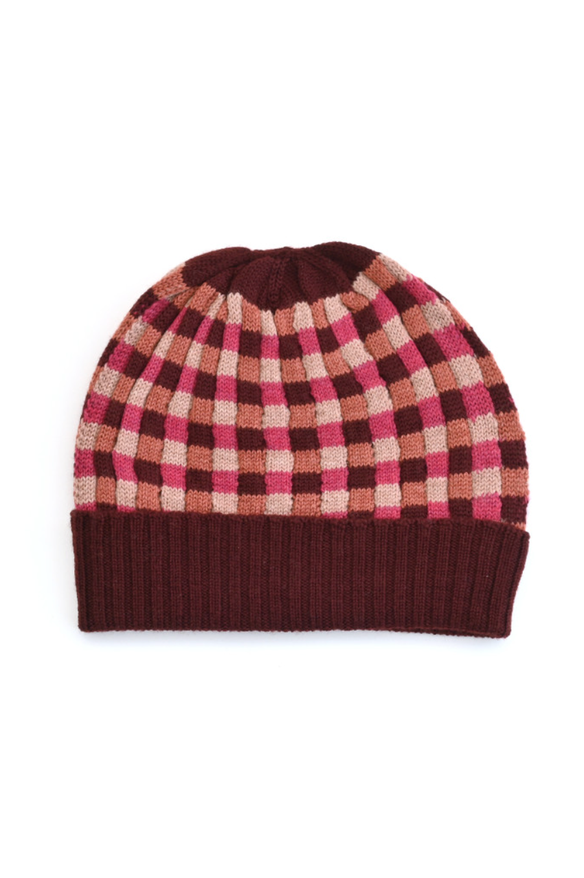 Picnic Check Wool Beanie