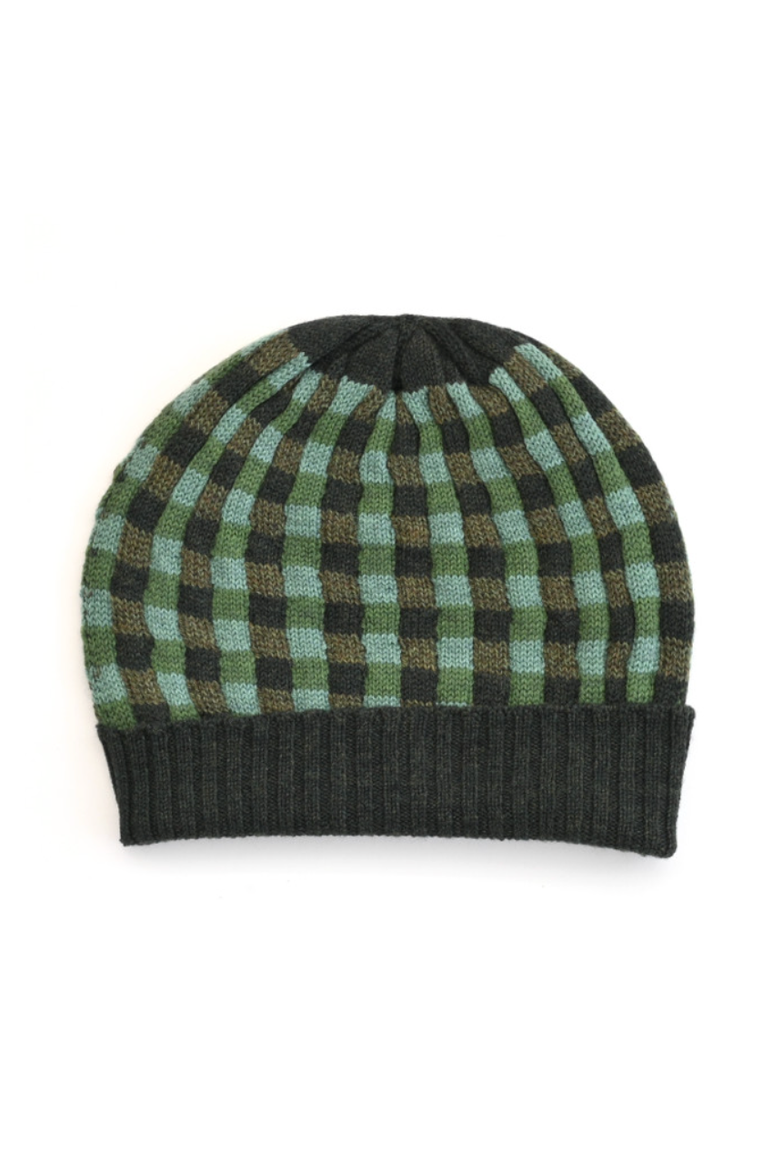 Picnic Check Wool Beanie