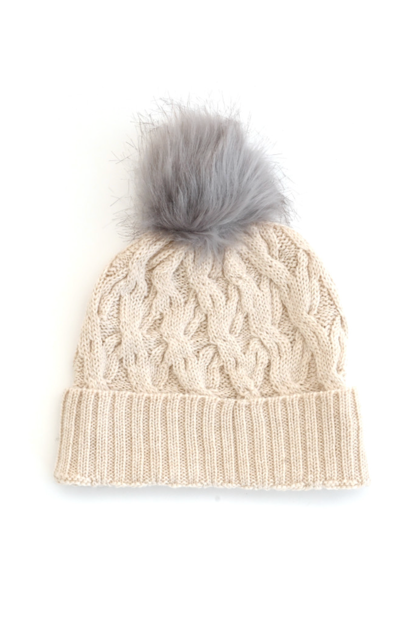 Mabel Merino Cable Beanie