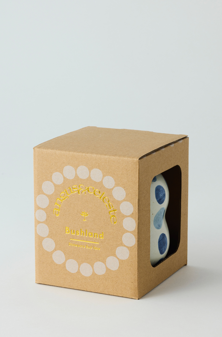 Bushland Spot Bud Vase - Blue