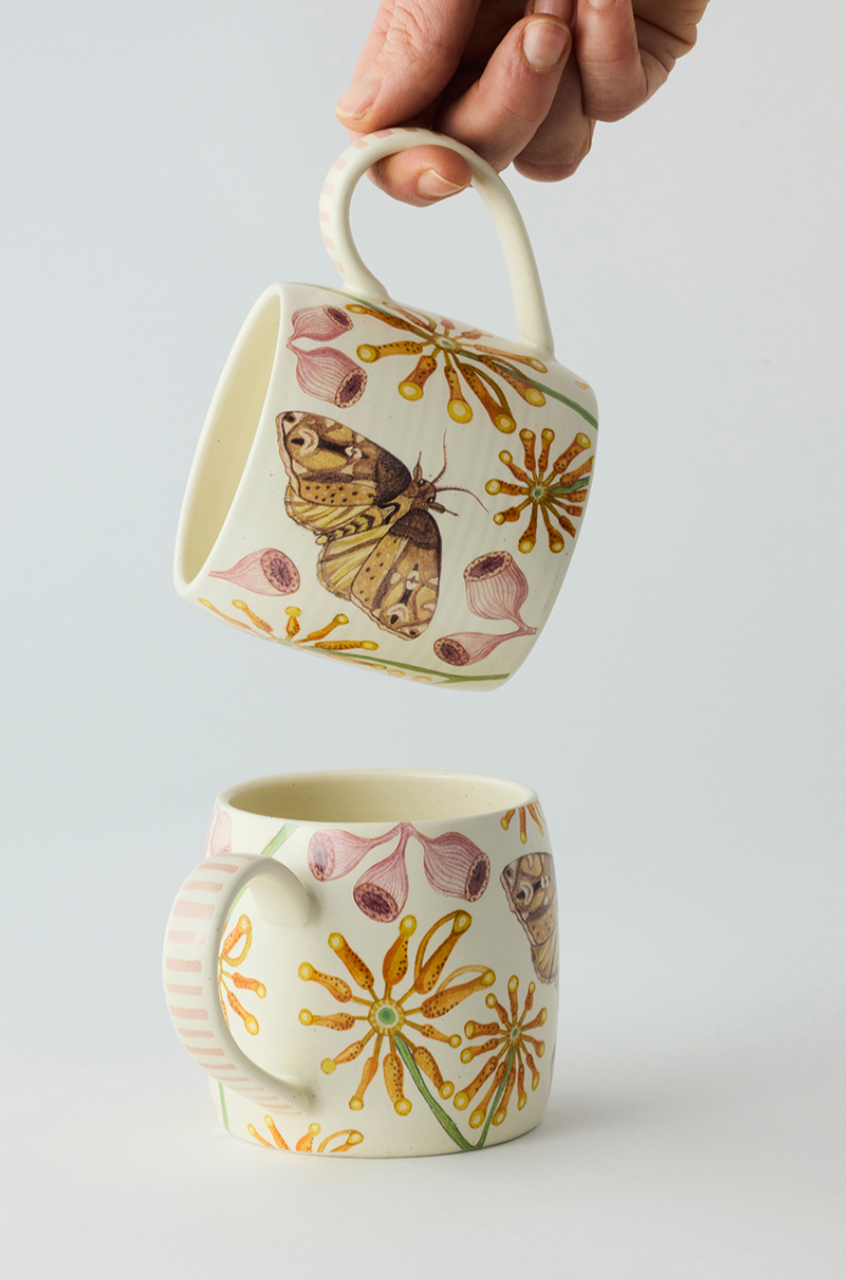 Buttermilk Mugs - Firewheel Tree