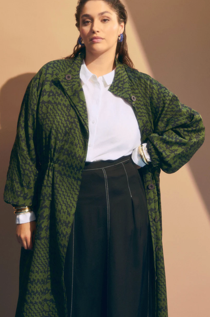 Elk Mitte Coat - Portus Print