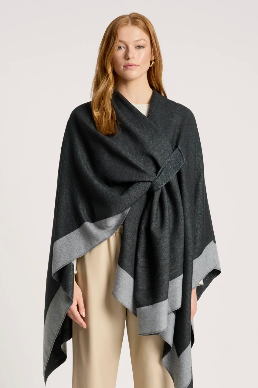 Ayla Cape - Char/Grey