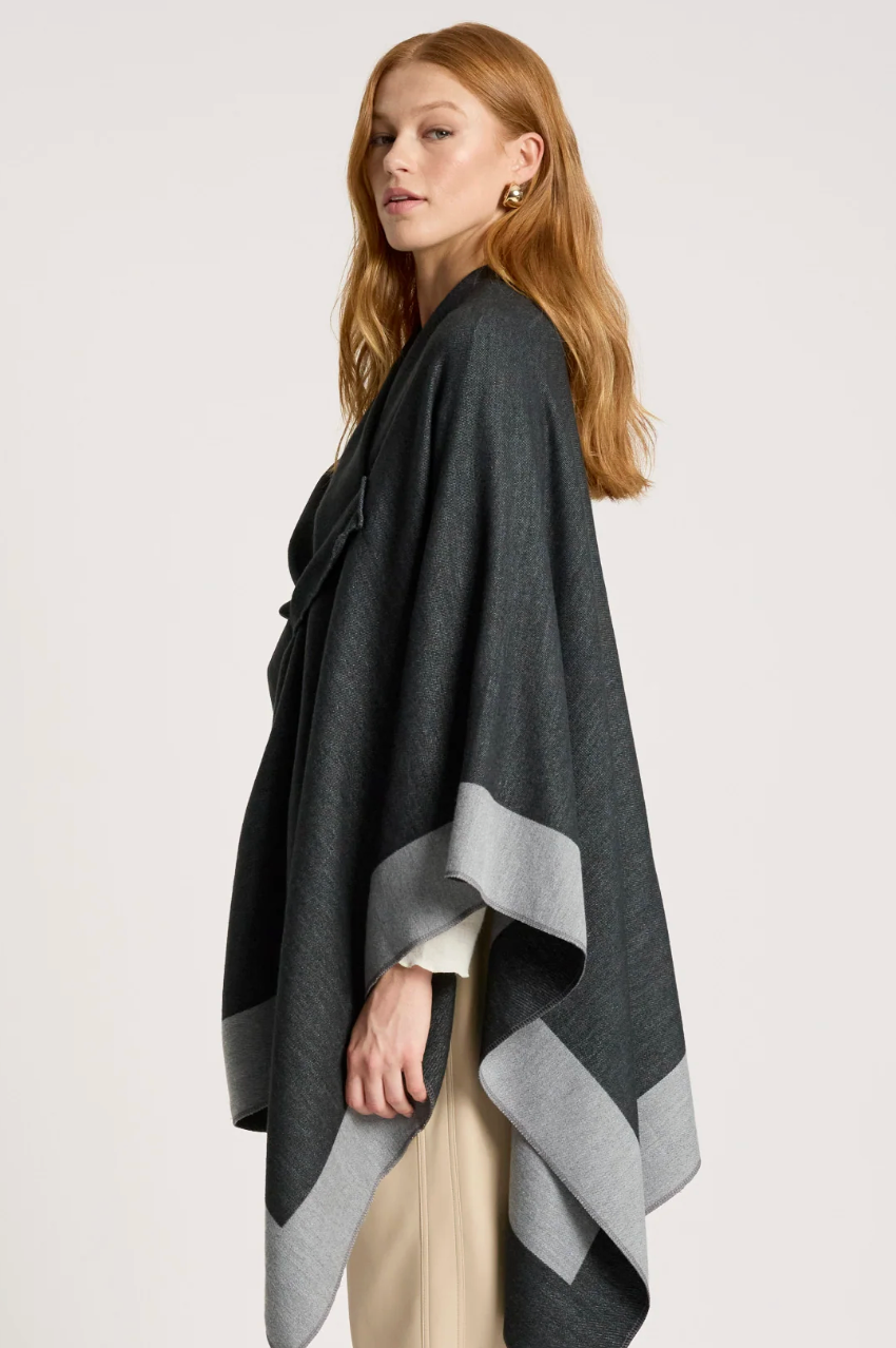 Ayla Cape - Char/Grey