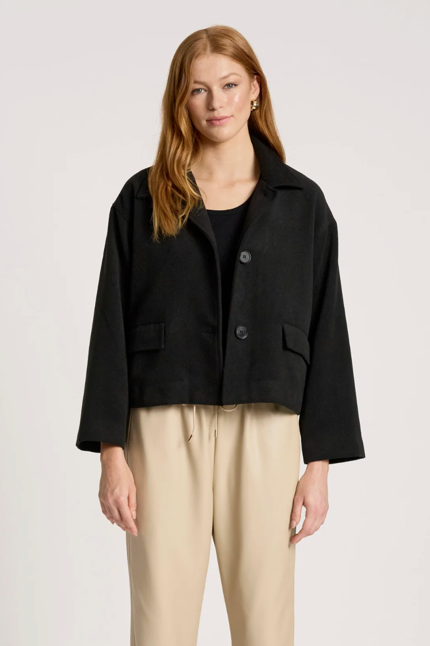 Wanderer Crop Jacket - Black