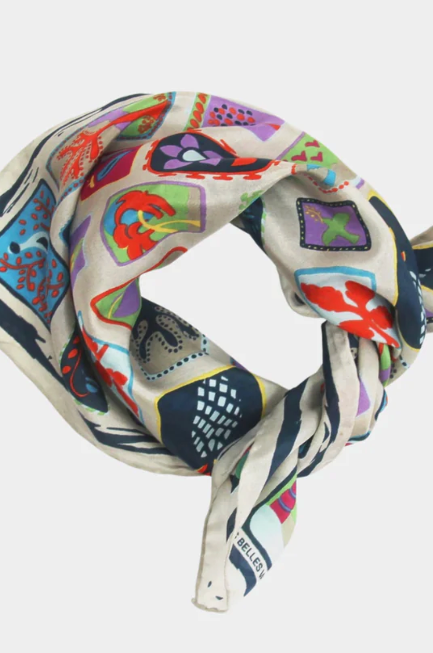 Les Belles Vagabondes Mini Postcard Scarf