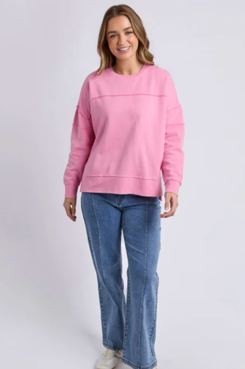 Foxwood Jayne Throw On Fleece - Sea Pink