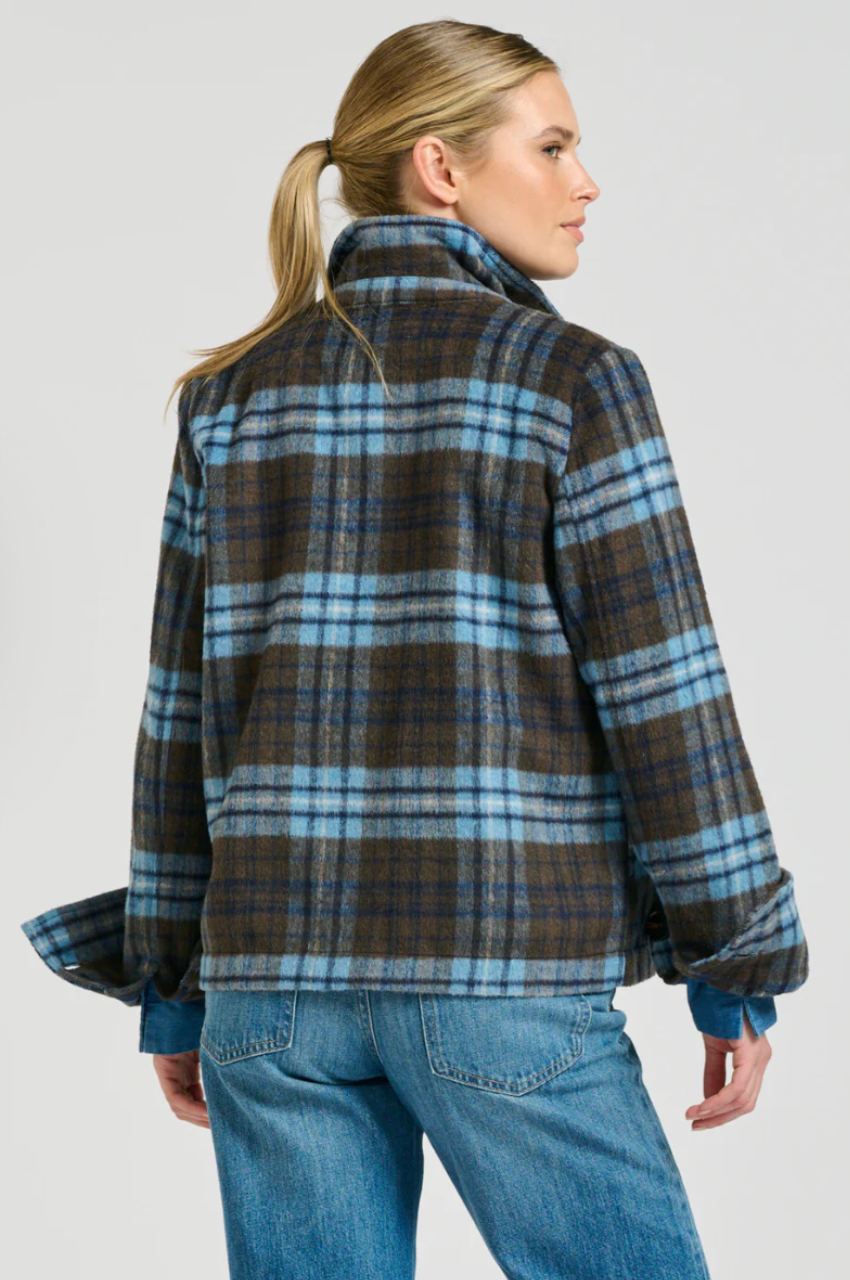 Heston Jacket - Blue Plaid