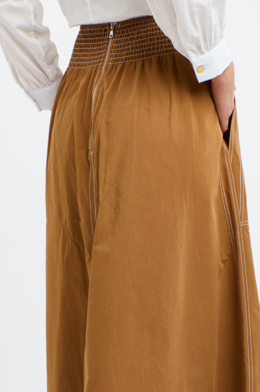 Marion Cotton Skirt - Butterscotch