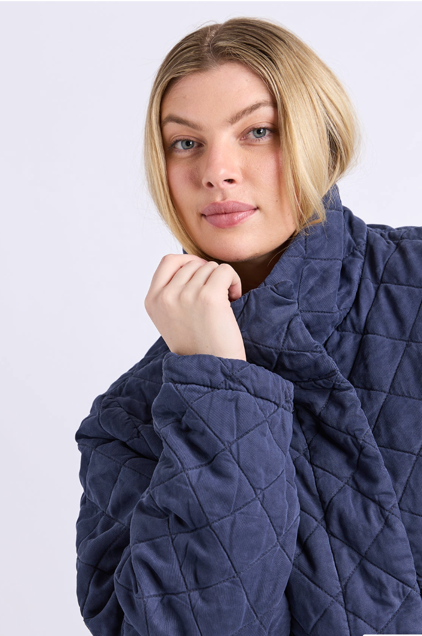 Aurora Quilted Jacket - Navy