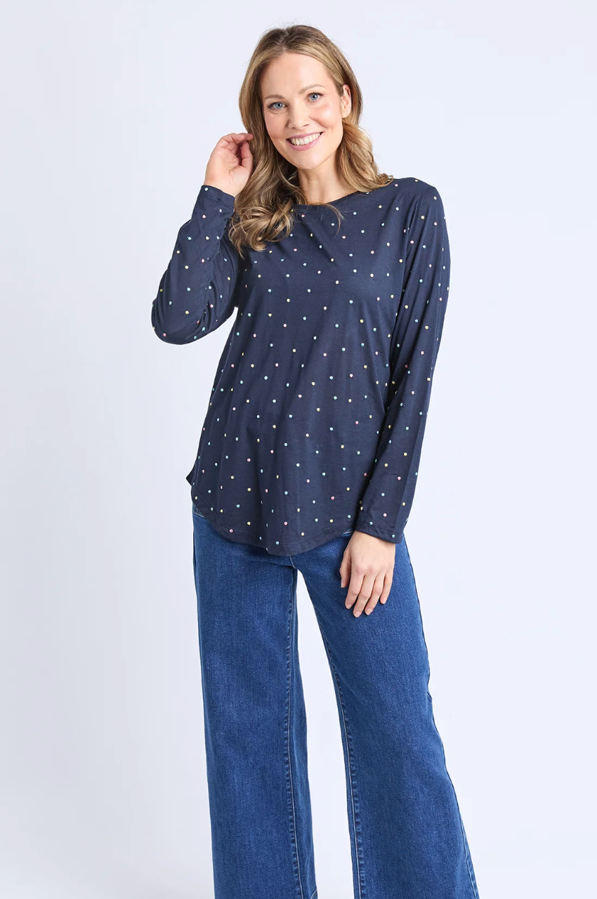 Kaja Ls Tee - Navy