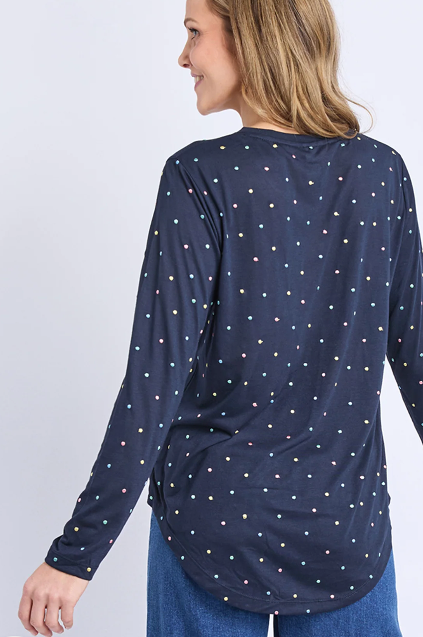 Kaja Ls Tee - Navy
