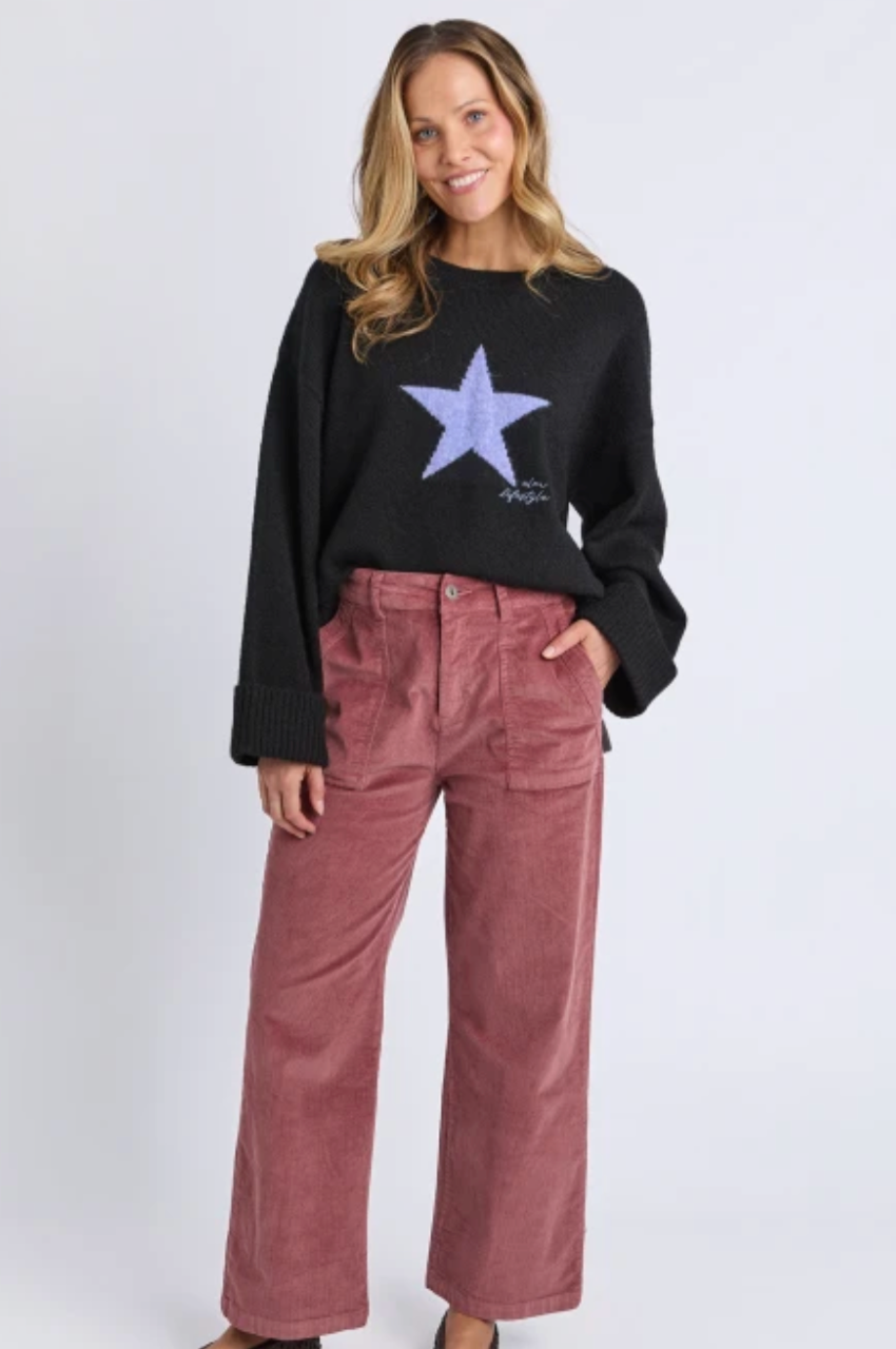 Cassie Cord Pant - Dusty Pink
