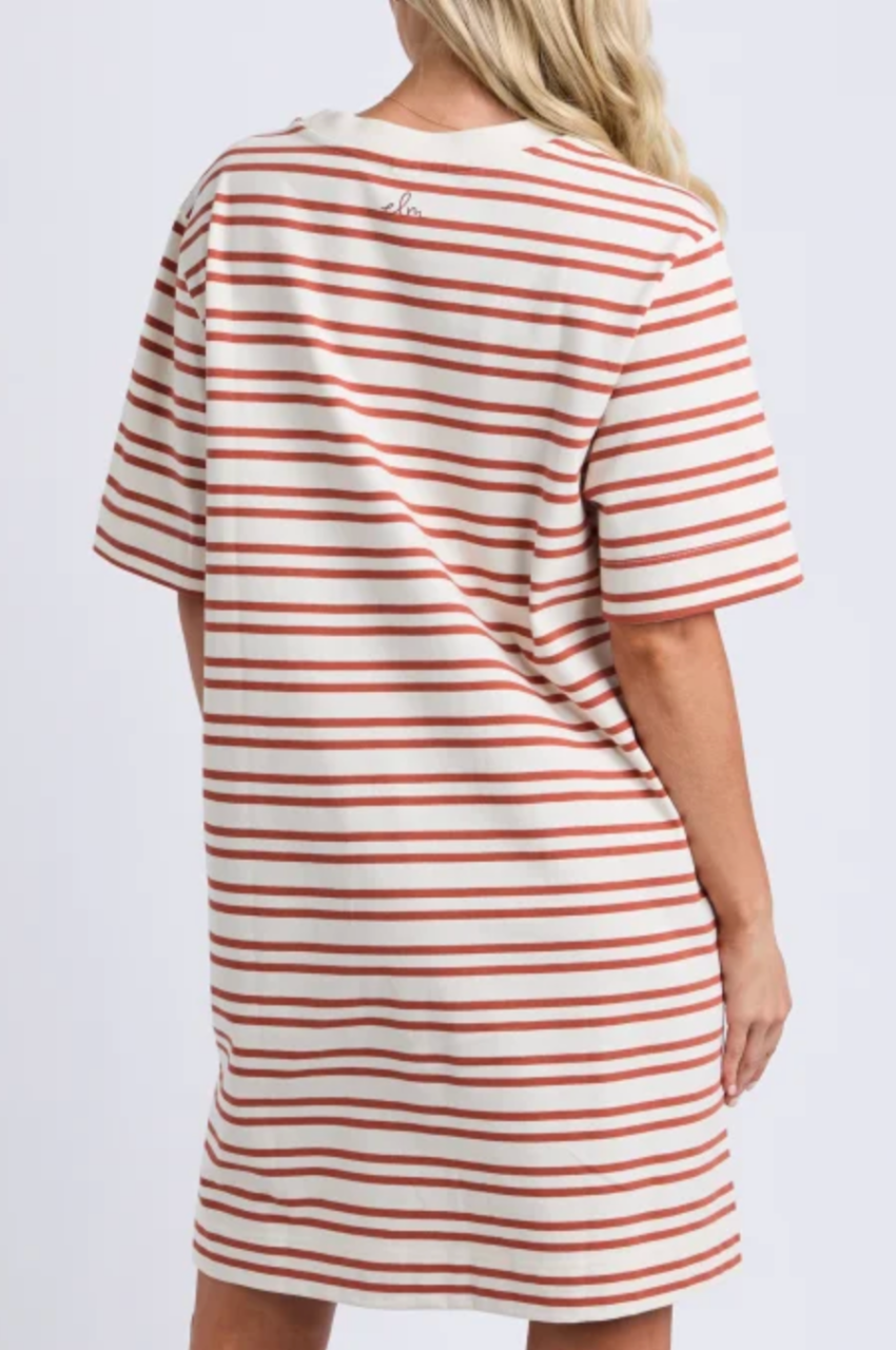 Elm Rouge Tee Dress - Mars/Tan