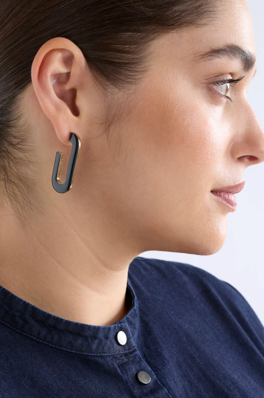 Elk Gresen Hoop Earring - Geranium