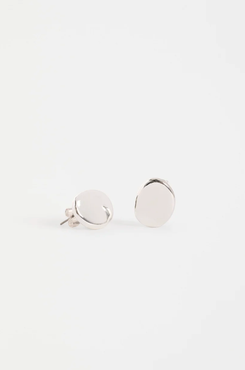 Elk Atur Mini Stud Earring - Silver