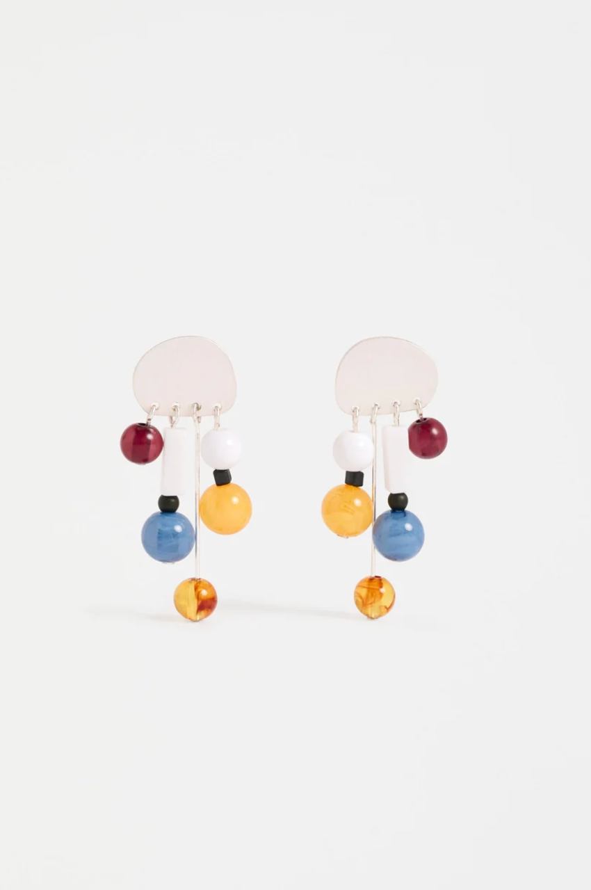 Elk Bodas Drop Earring - Silver