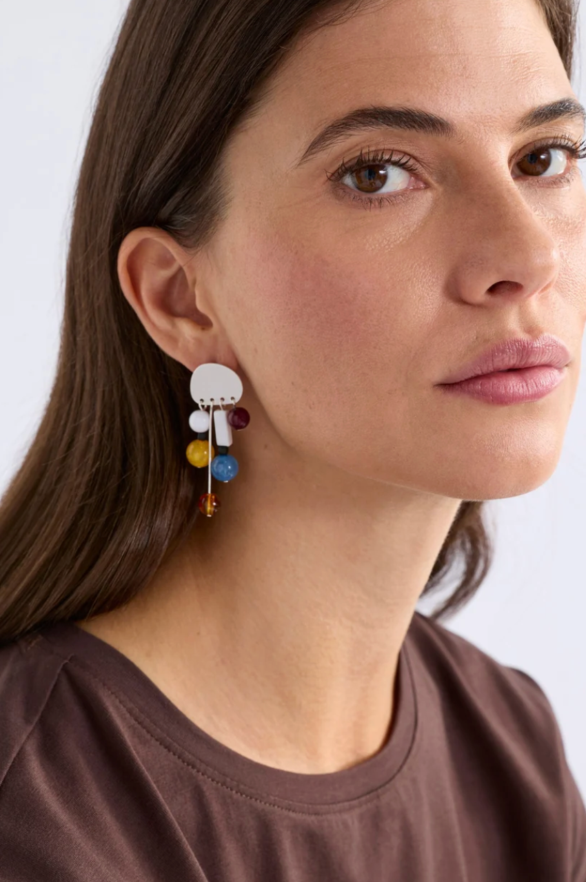Elk Bodas Drop Earring - Silver