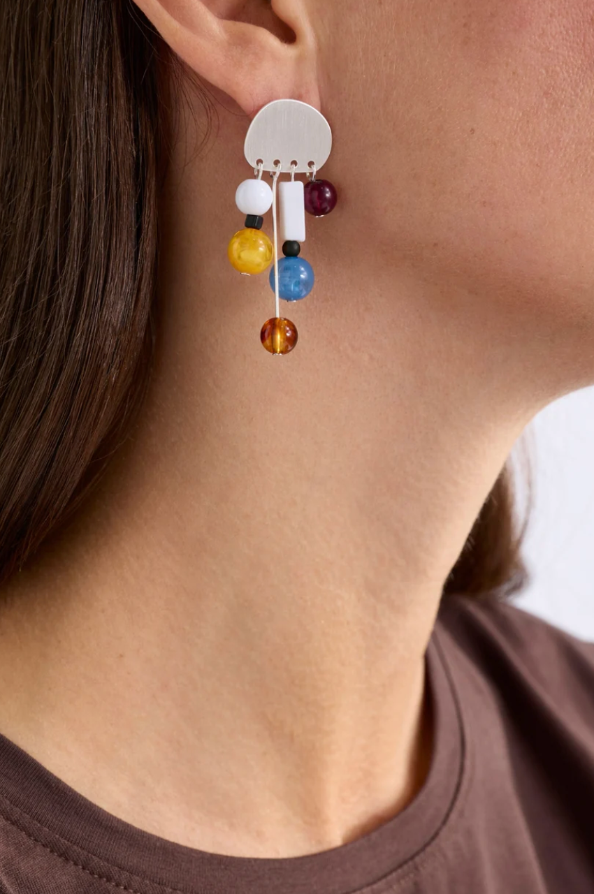 Elk Bodas Drop Earring - Silver