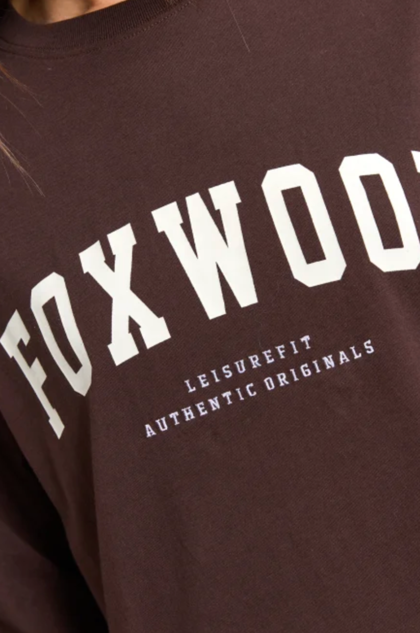 Foxwood Interval L/S Tee - Coffe Bean