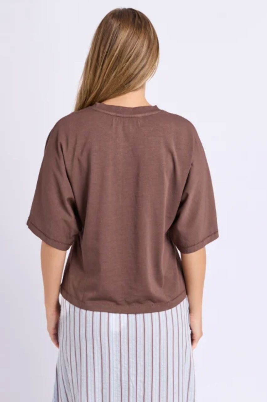 Foxwood Stillwater Tee - Chocolate
