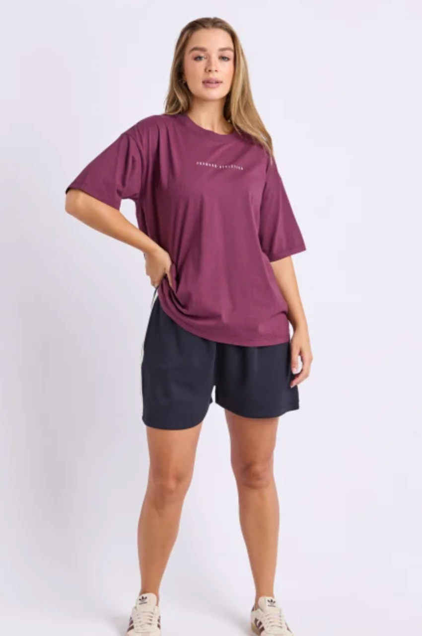 Foxwood Captain Tee - Plum