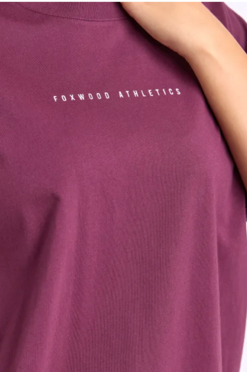 Foxwood Captain Tee - Plum