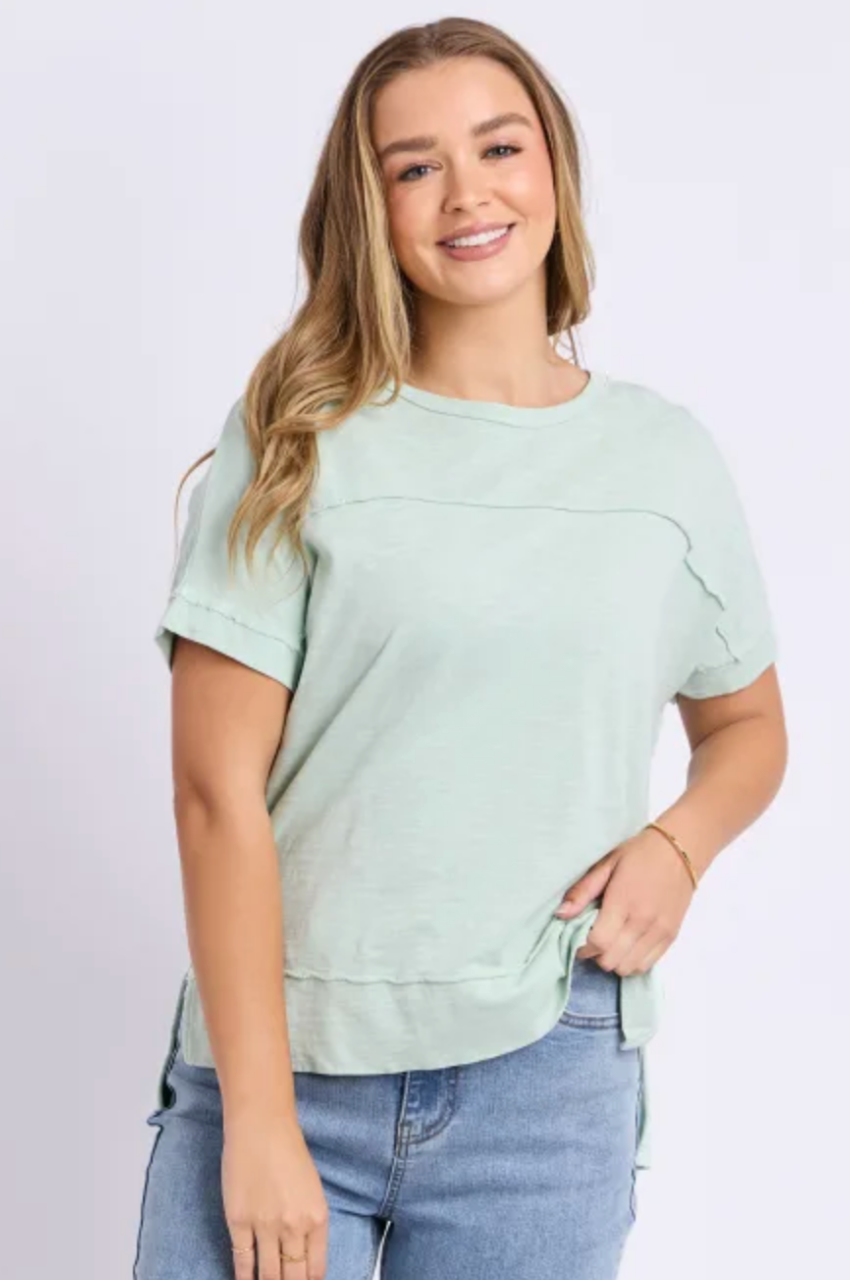 Foxwood Allison Tee - Subdued Mint