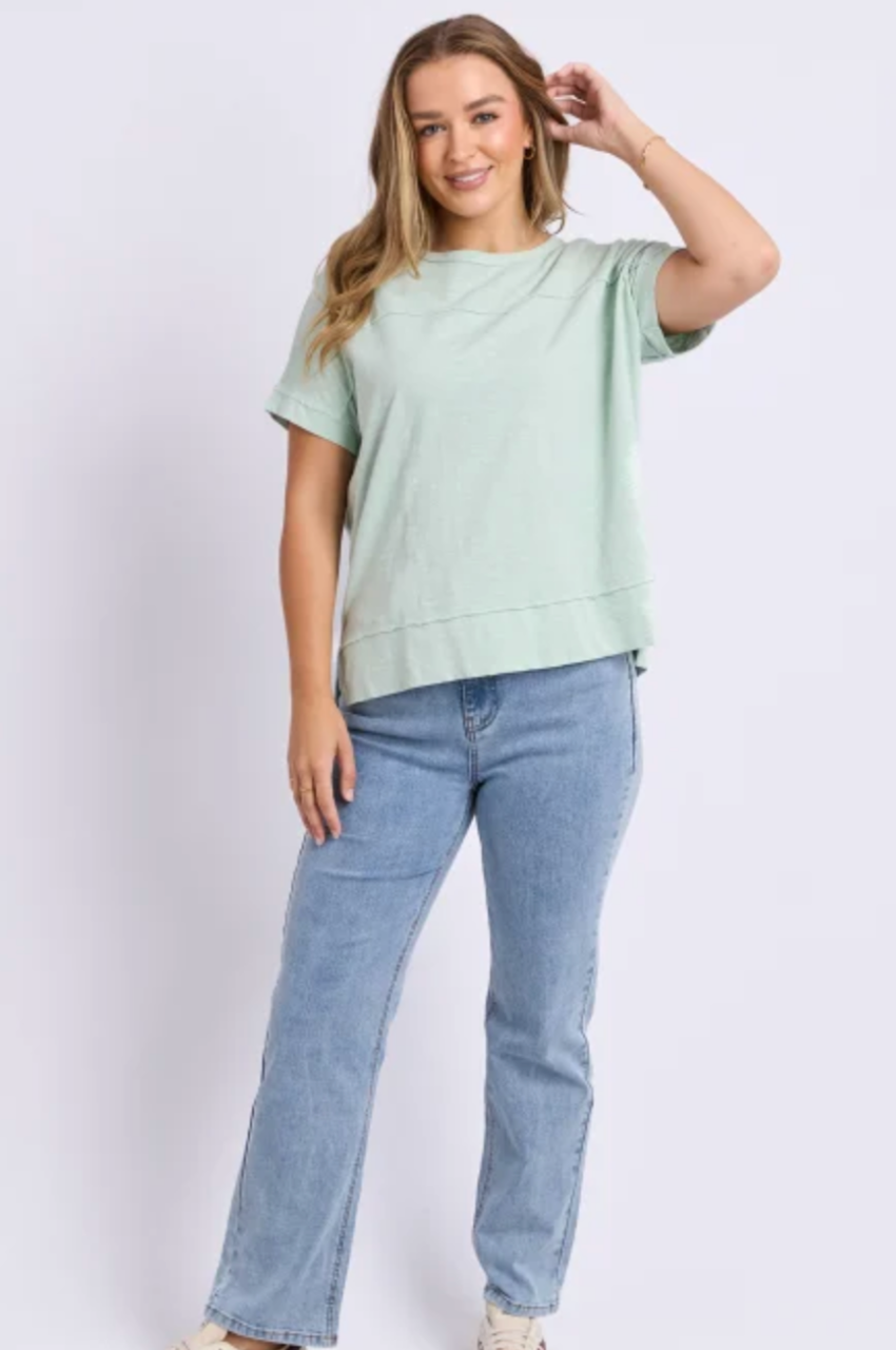 Foxwood Allison Tee - Subdued Mint