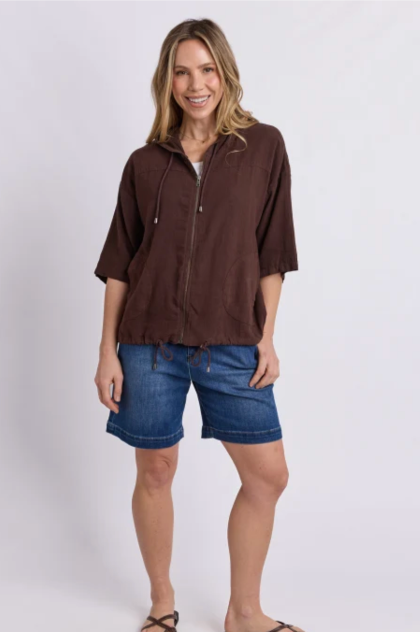 Elm Saltair Lightweight Jacket - Chocolate