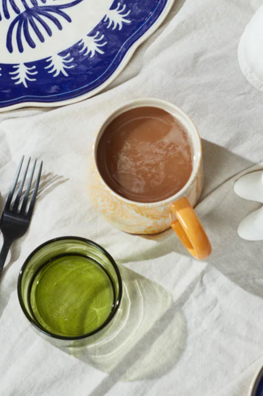 Del Sol Bird Mug - Mustard