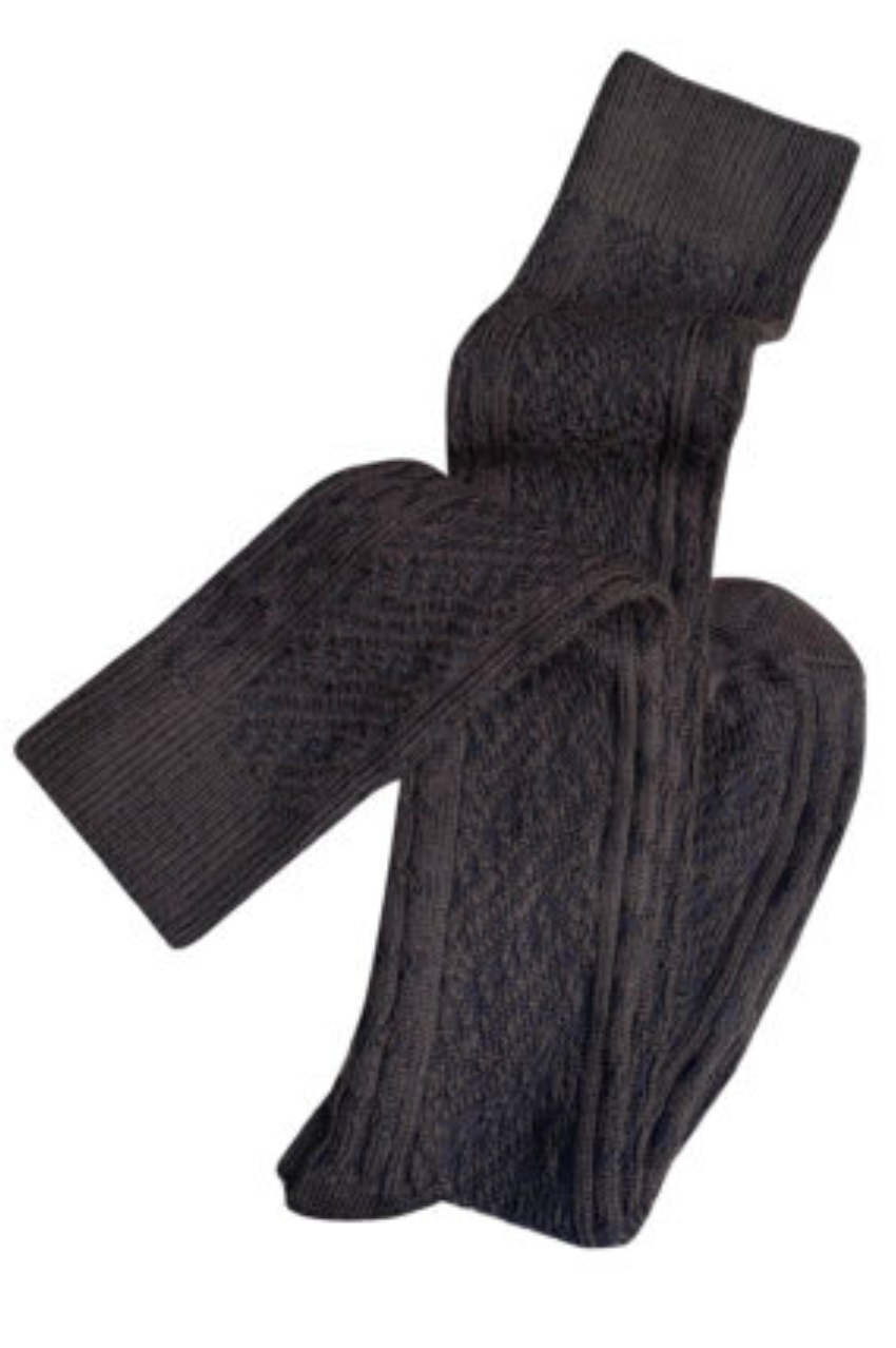 Vintage Merino Socks - Chocolate