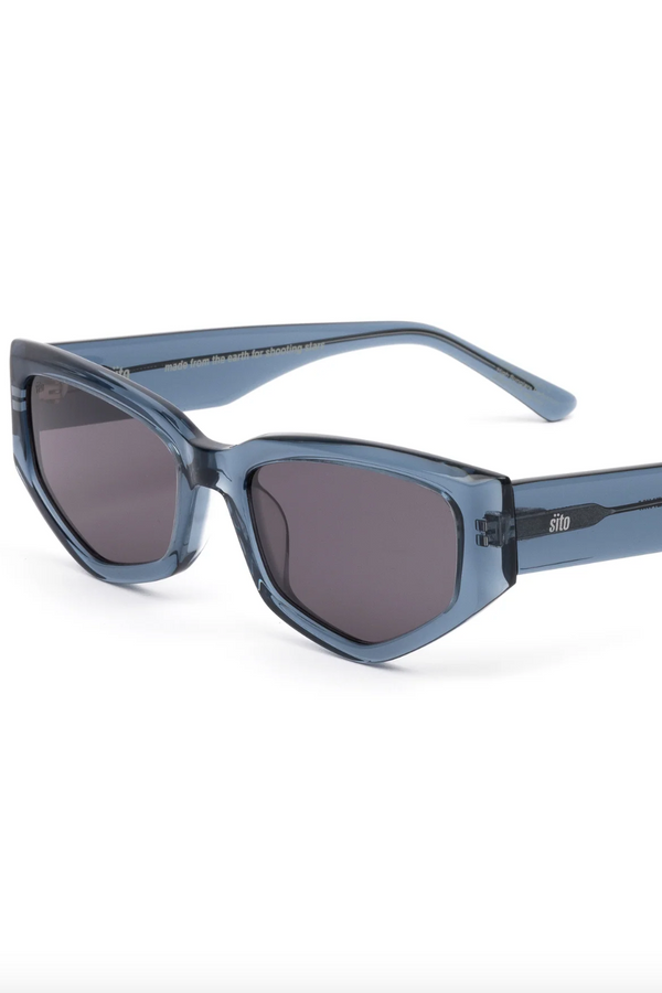 Sito Sunglasses 'Diamond' - Denim/Smoke Grey