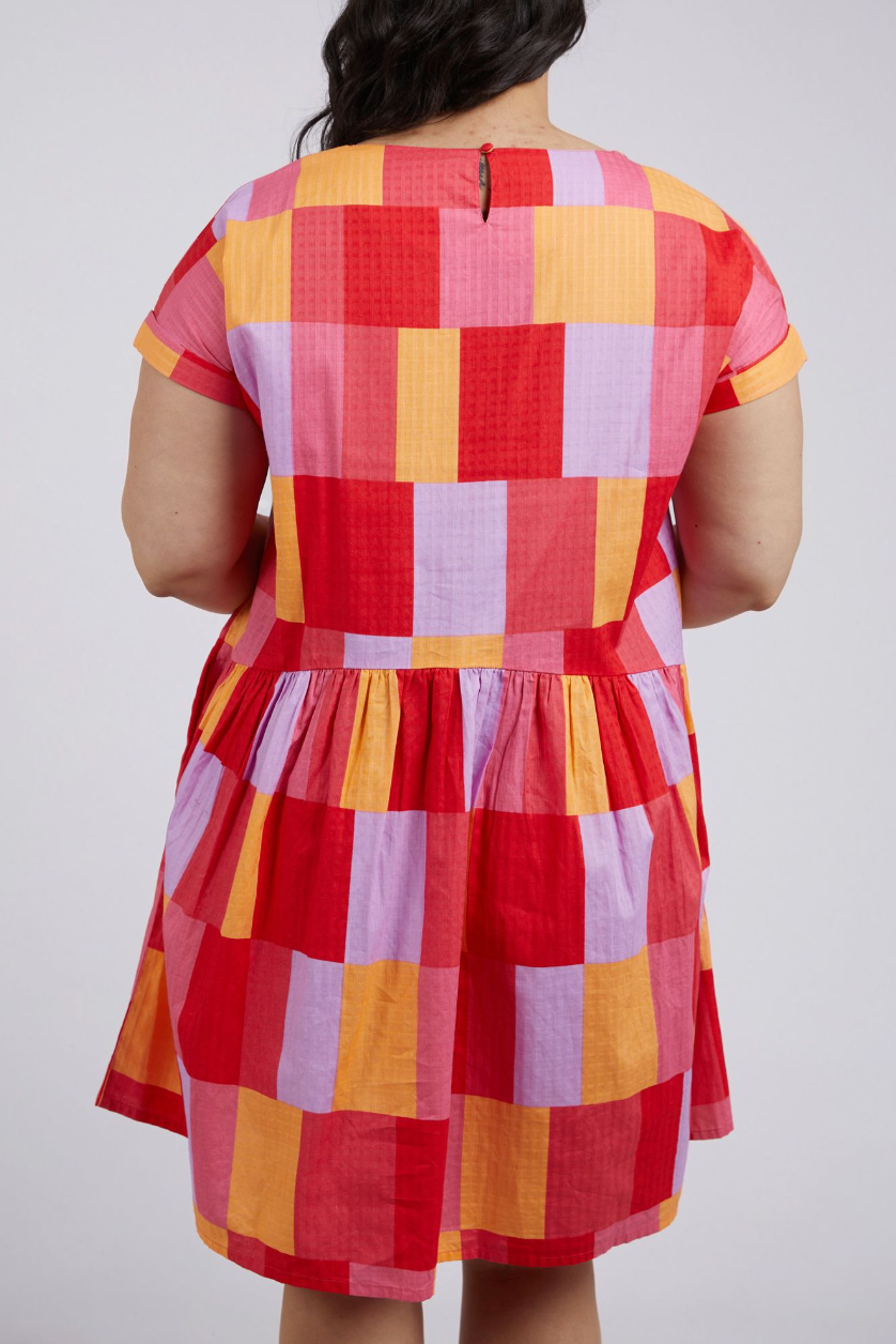 Soleil Check Dress