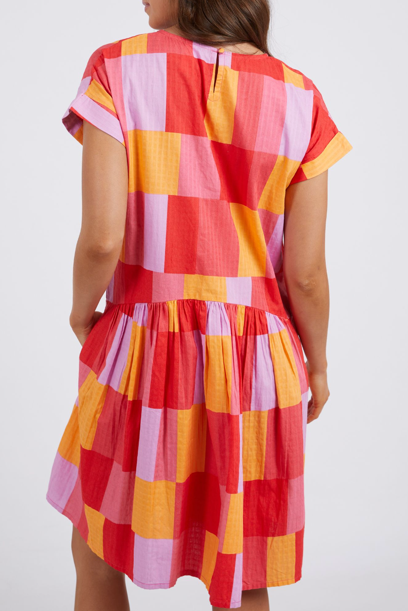 Soleil Check Dress