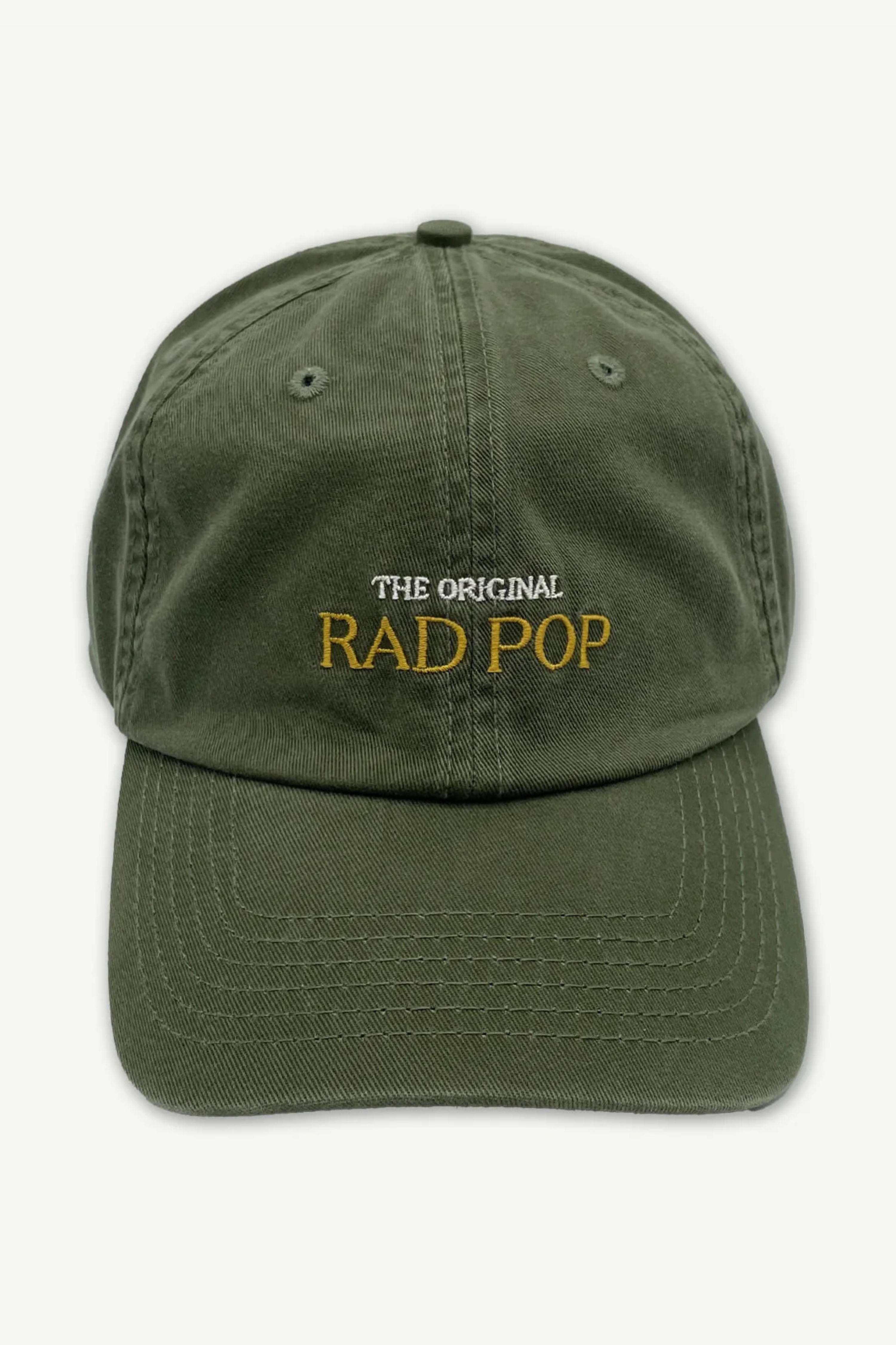 The Original Rad Pop Baseball Cap - Washed Khaki