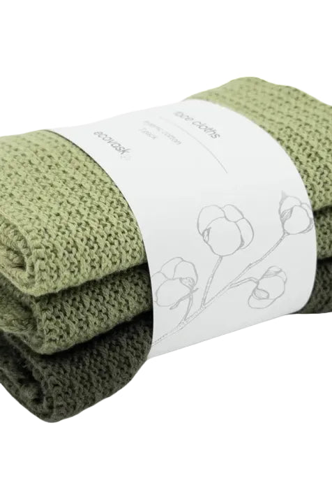 Organic Cotton Face Cloth 3pk - Thyme