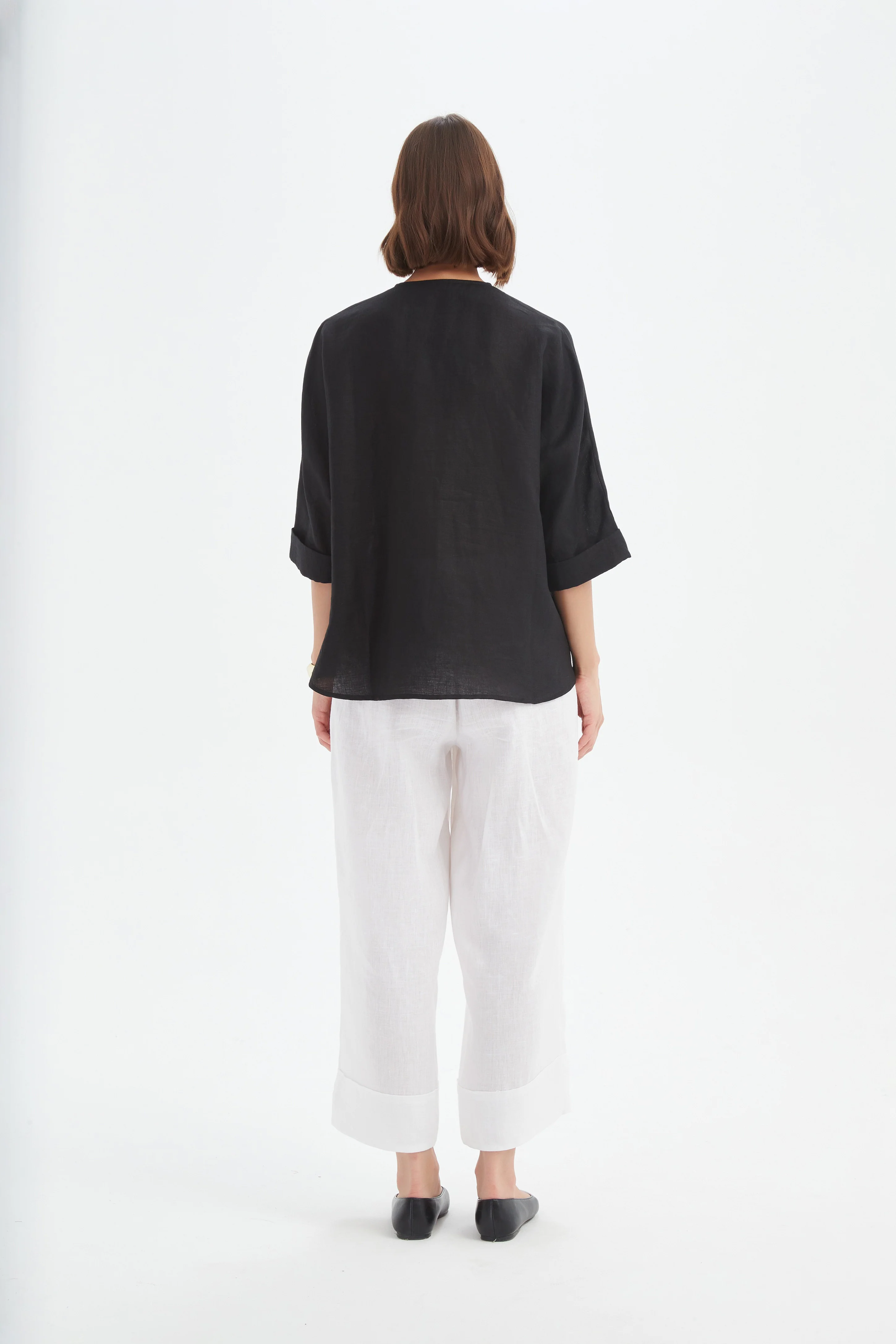 Twist Front Top - Black