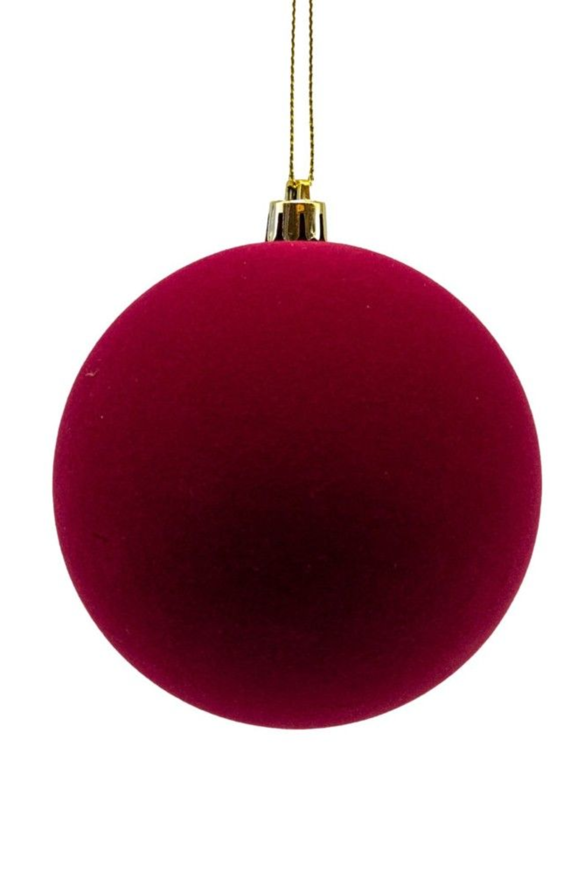 Velvet Burgundy Ball 15cm