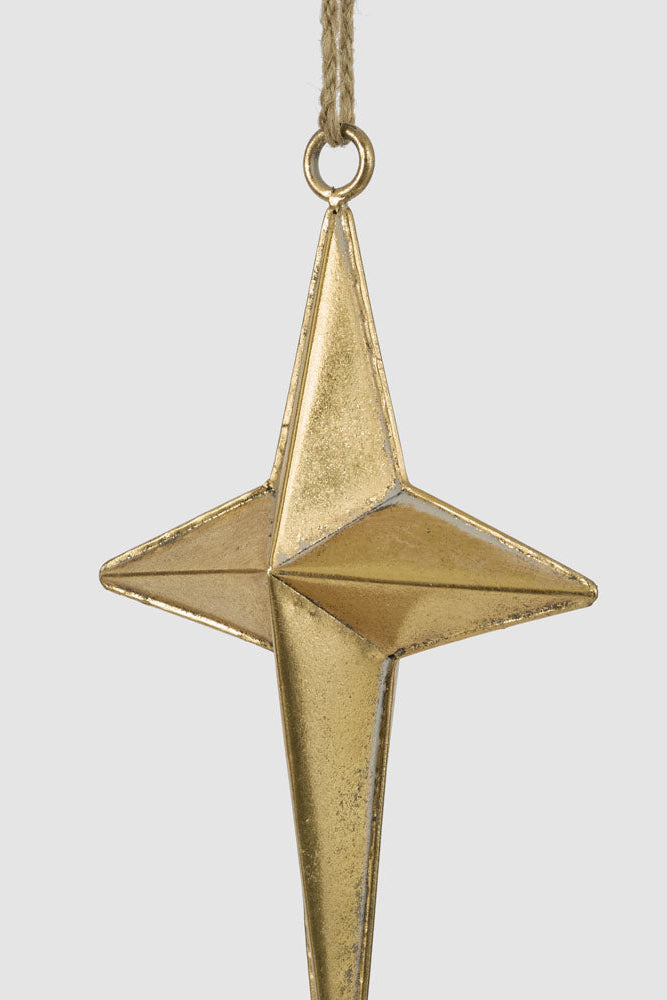 Golden Northern Star Decoration Small