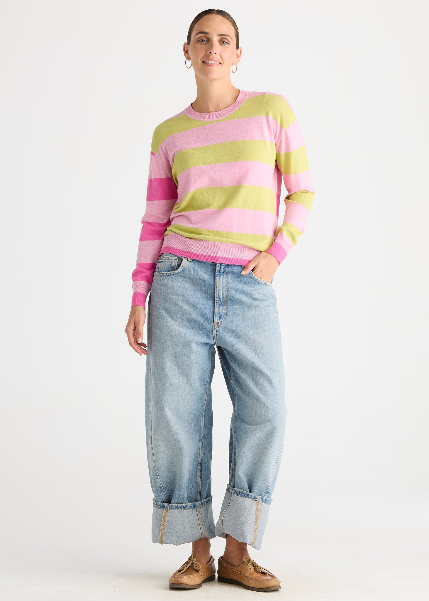Coastal Stripe - Tickled Pink