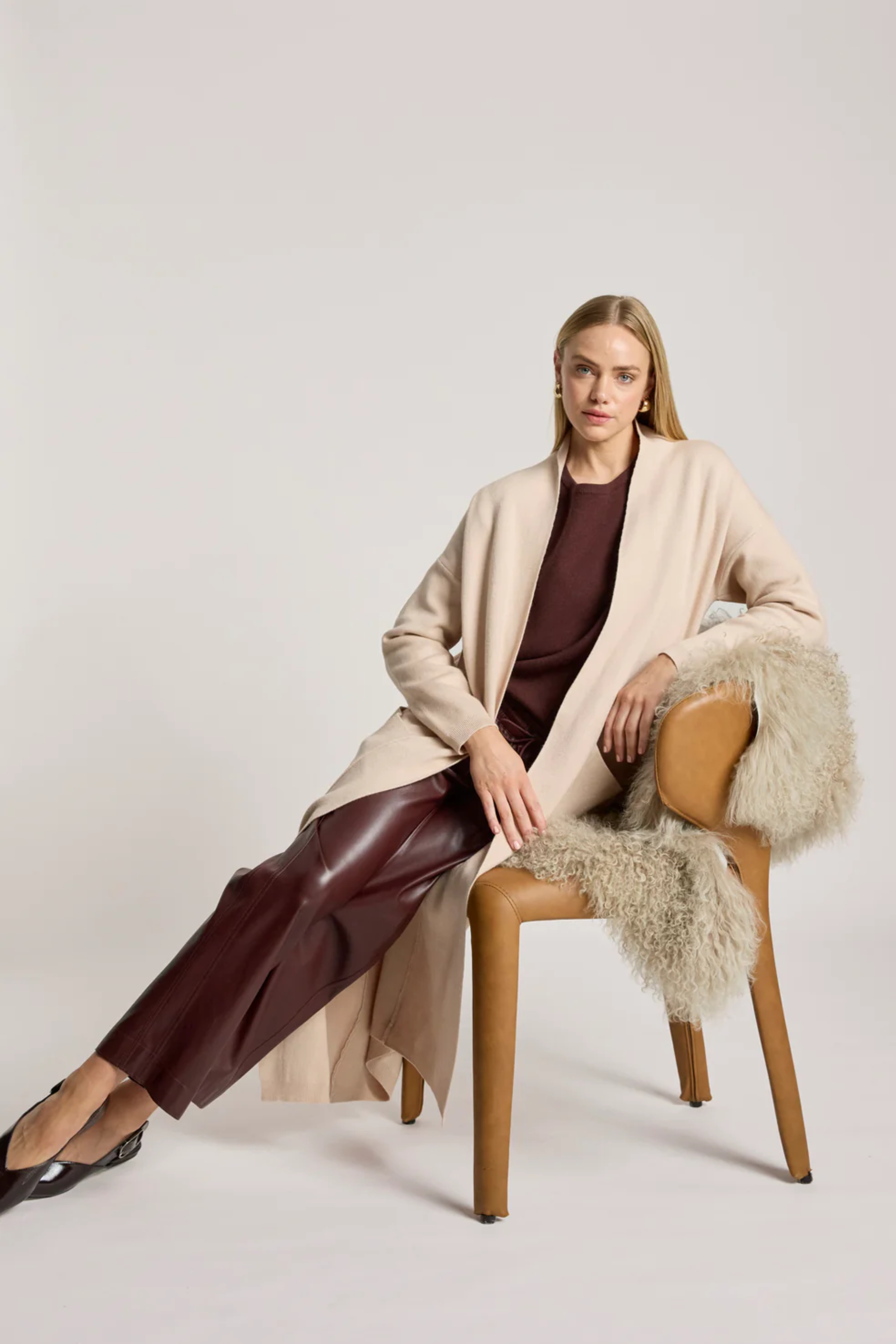 Zala Cardigan - Bisque