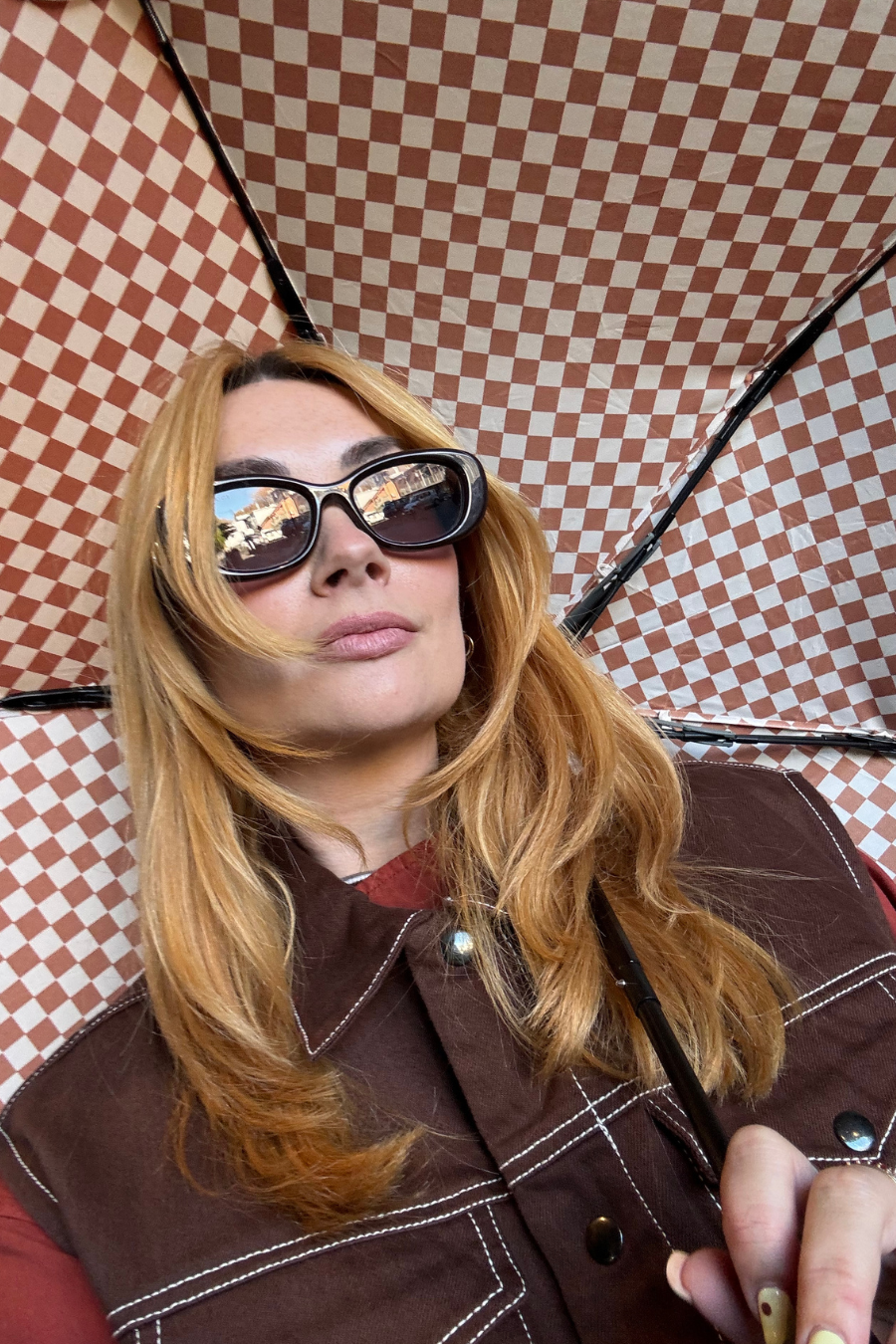 Blunt Metro Umbrella - Clay Check