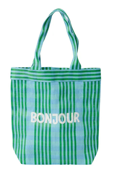 Bonjour Recycled Tote