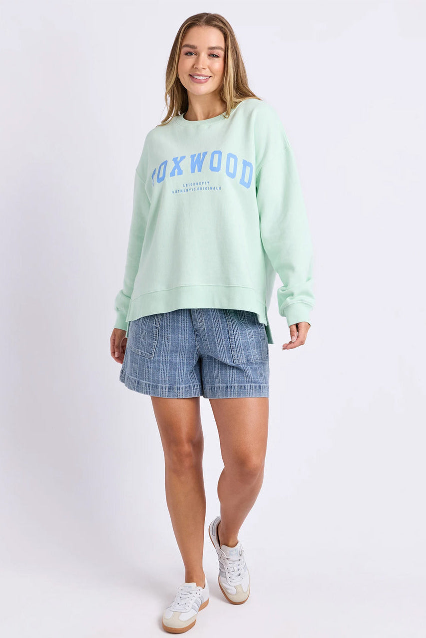 Foxwood Interval Crew - Mint/Bluebell