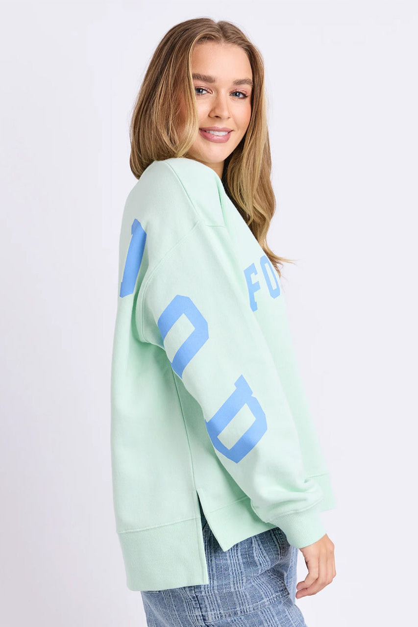 Foxwood Interval Crew - Mint/Bluebell