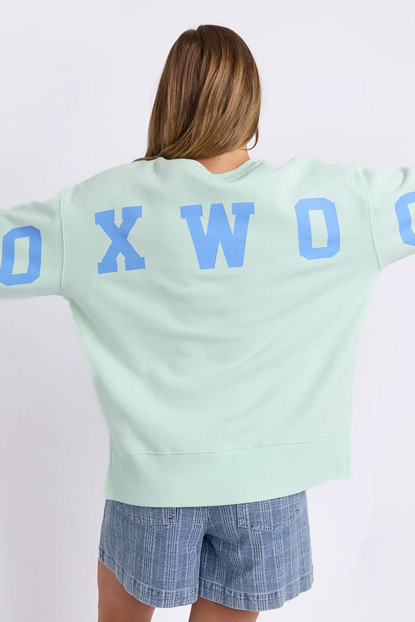 Foxwood Interval Crew - Mint/Bluebell