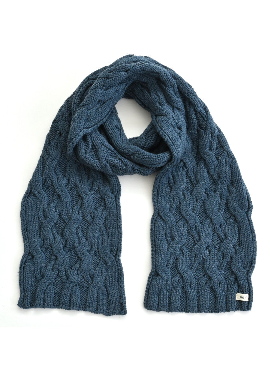 Mabel Merino Cable Scarf