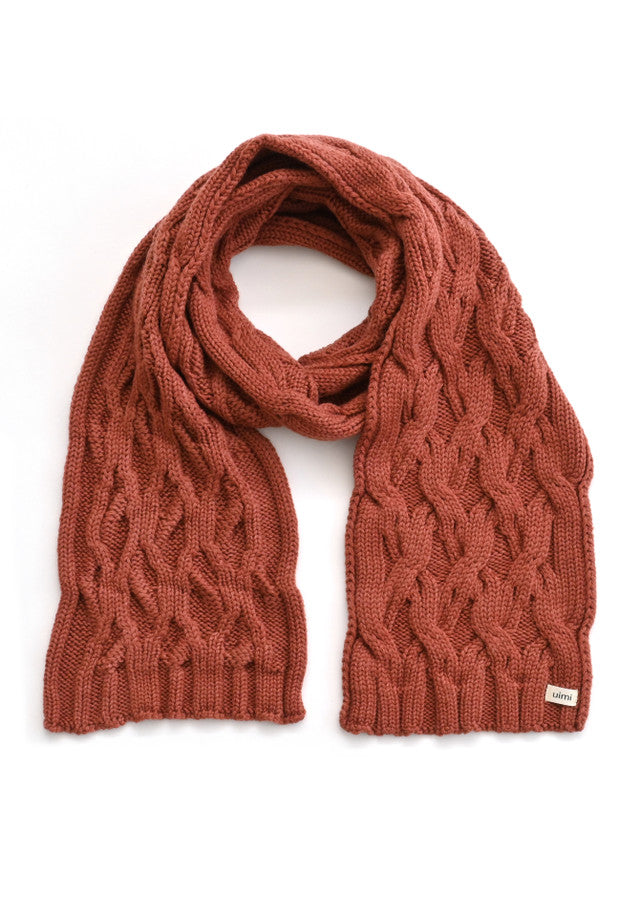 Mabel Merino Cable Scarf