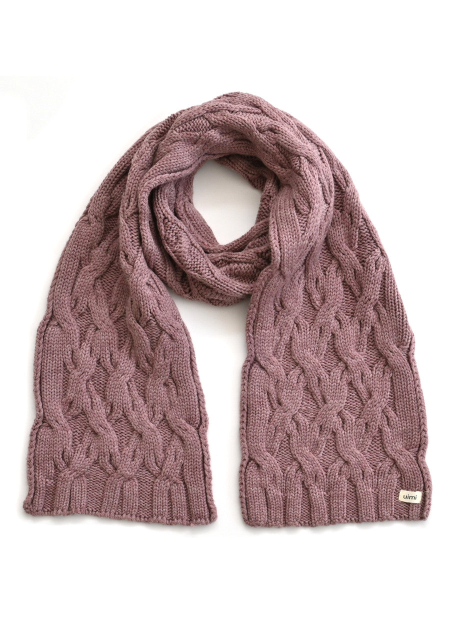Mabel Merino Cable Scarf